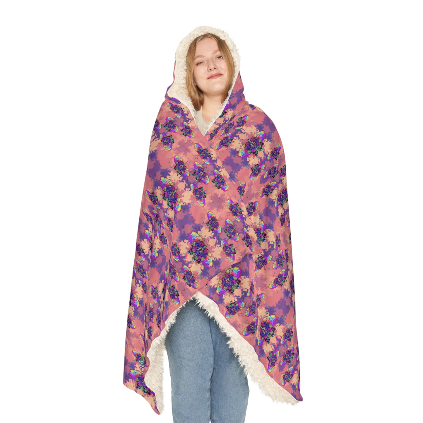 Neon Flutter Snuggle Blanket