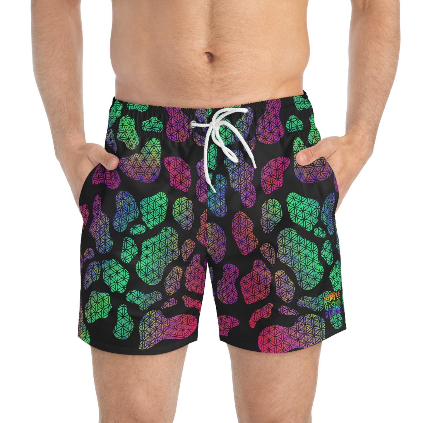 Cosmic Cow Swim Trunks