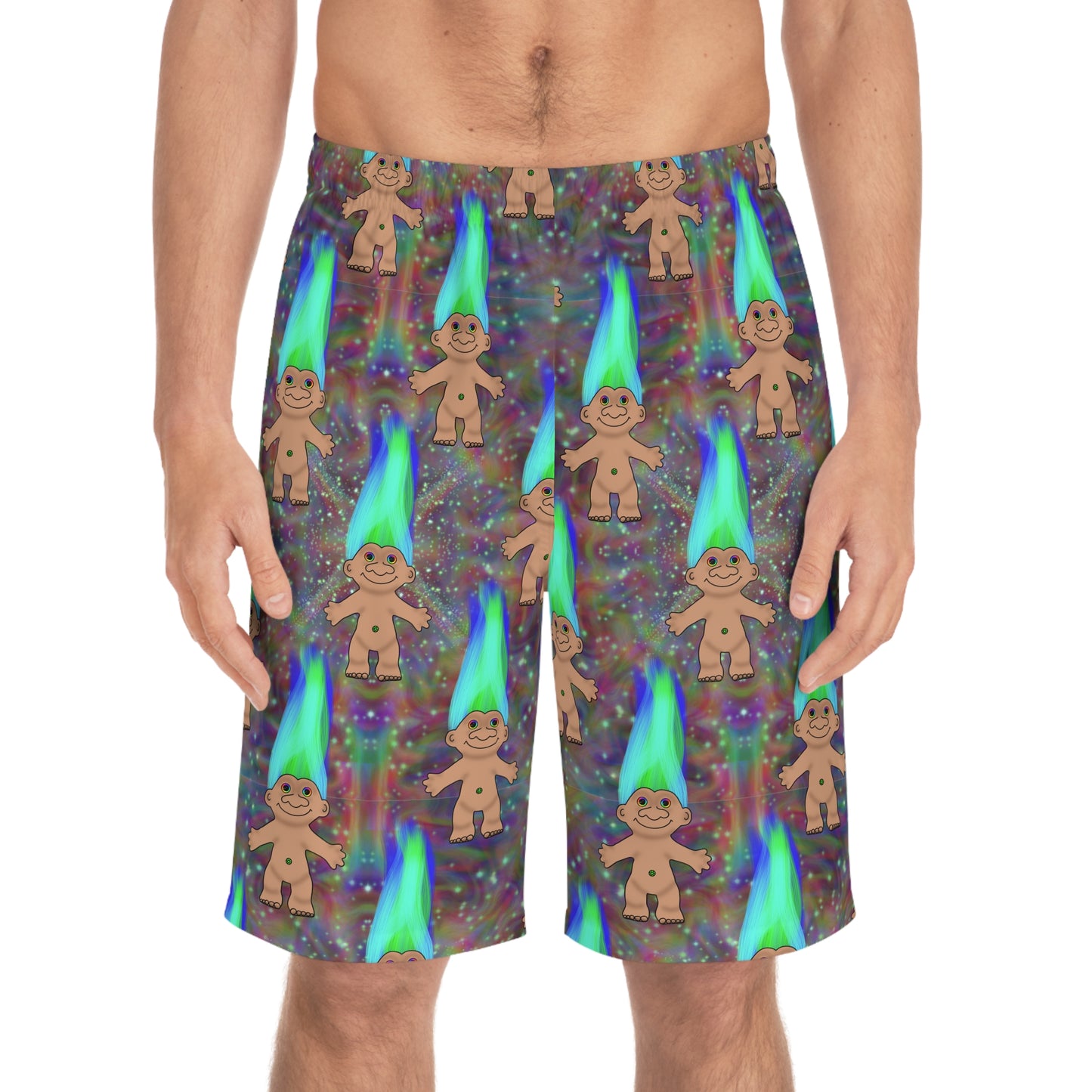 Rainbow Trolls Board Shorts