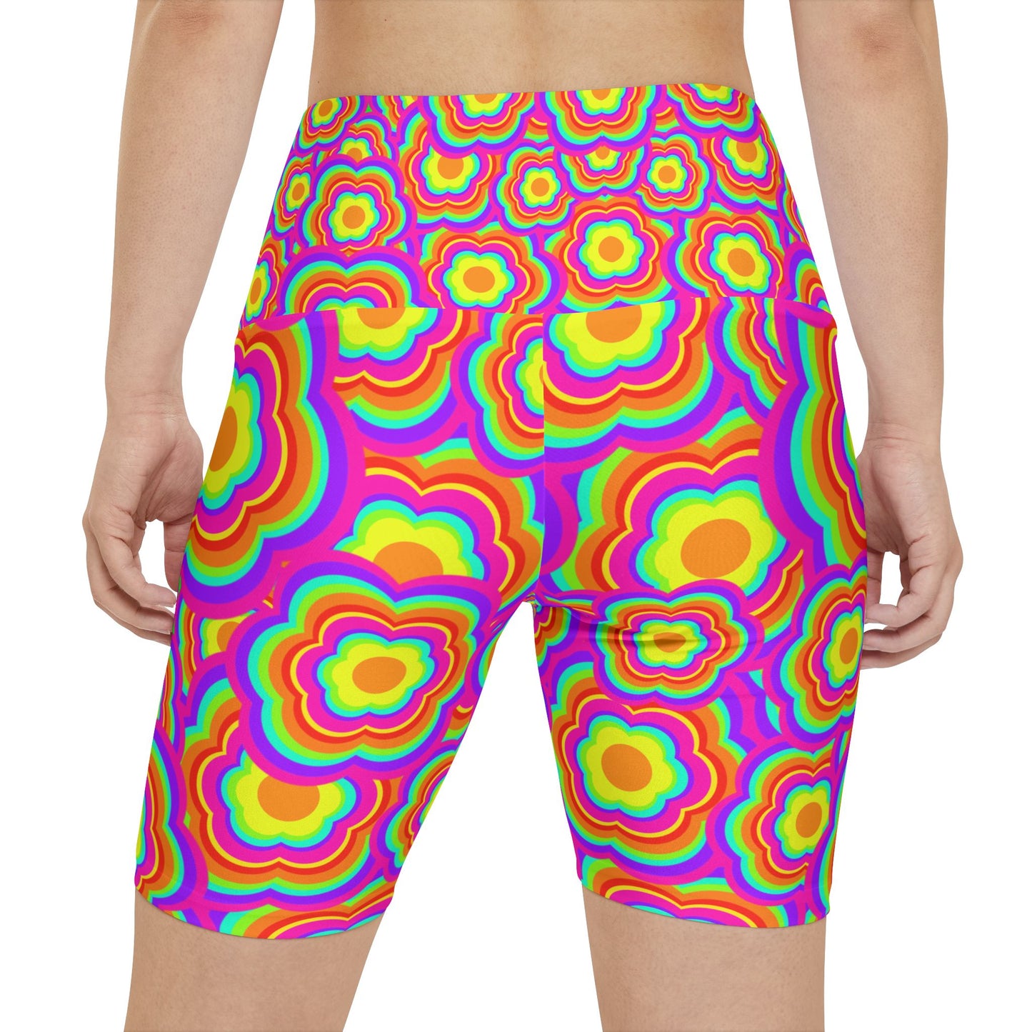 Flower Power Workout Shorts
