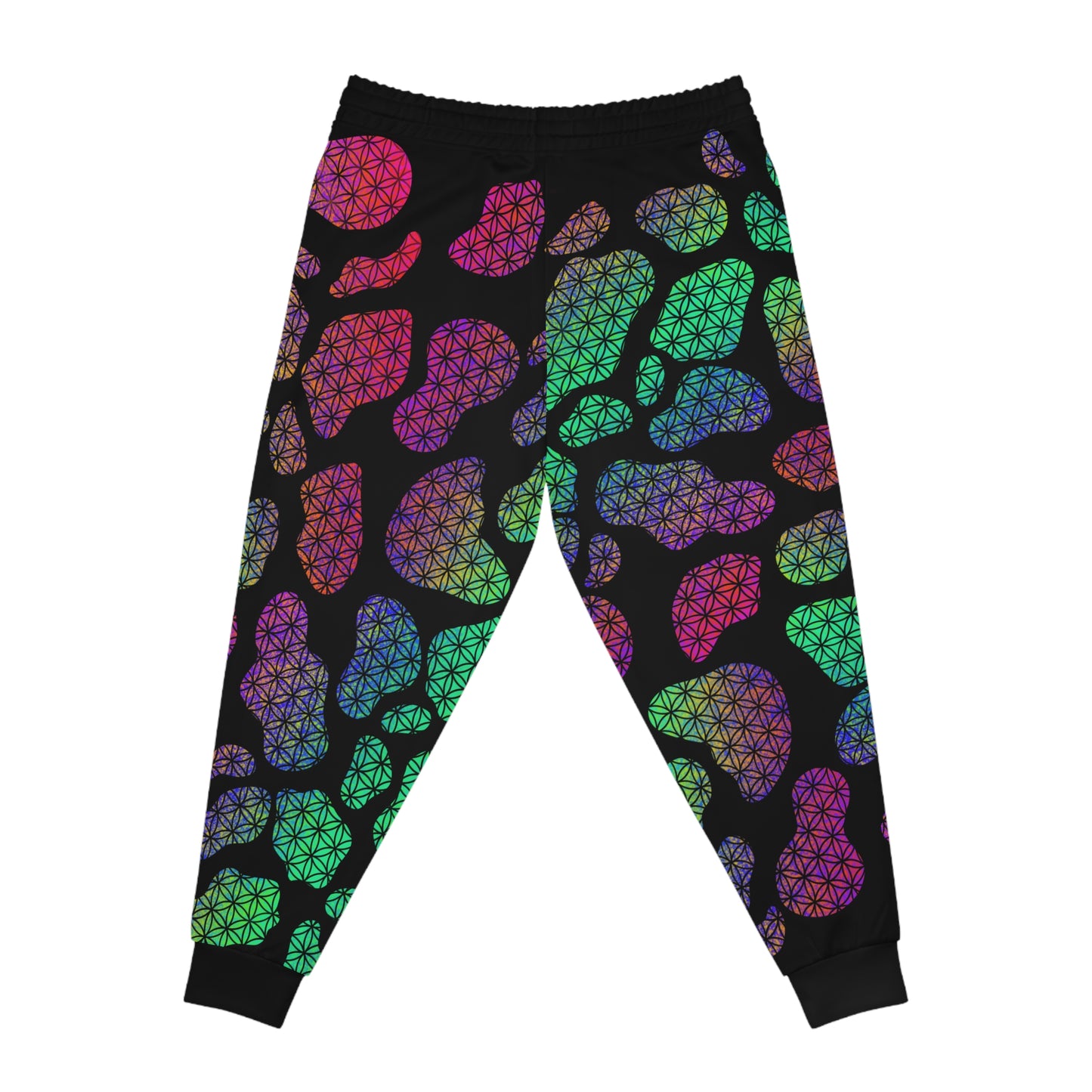 Cosmic Cow Print Athletic Joggers V2