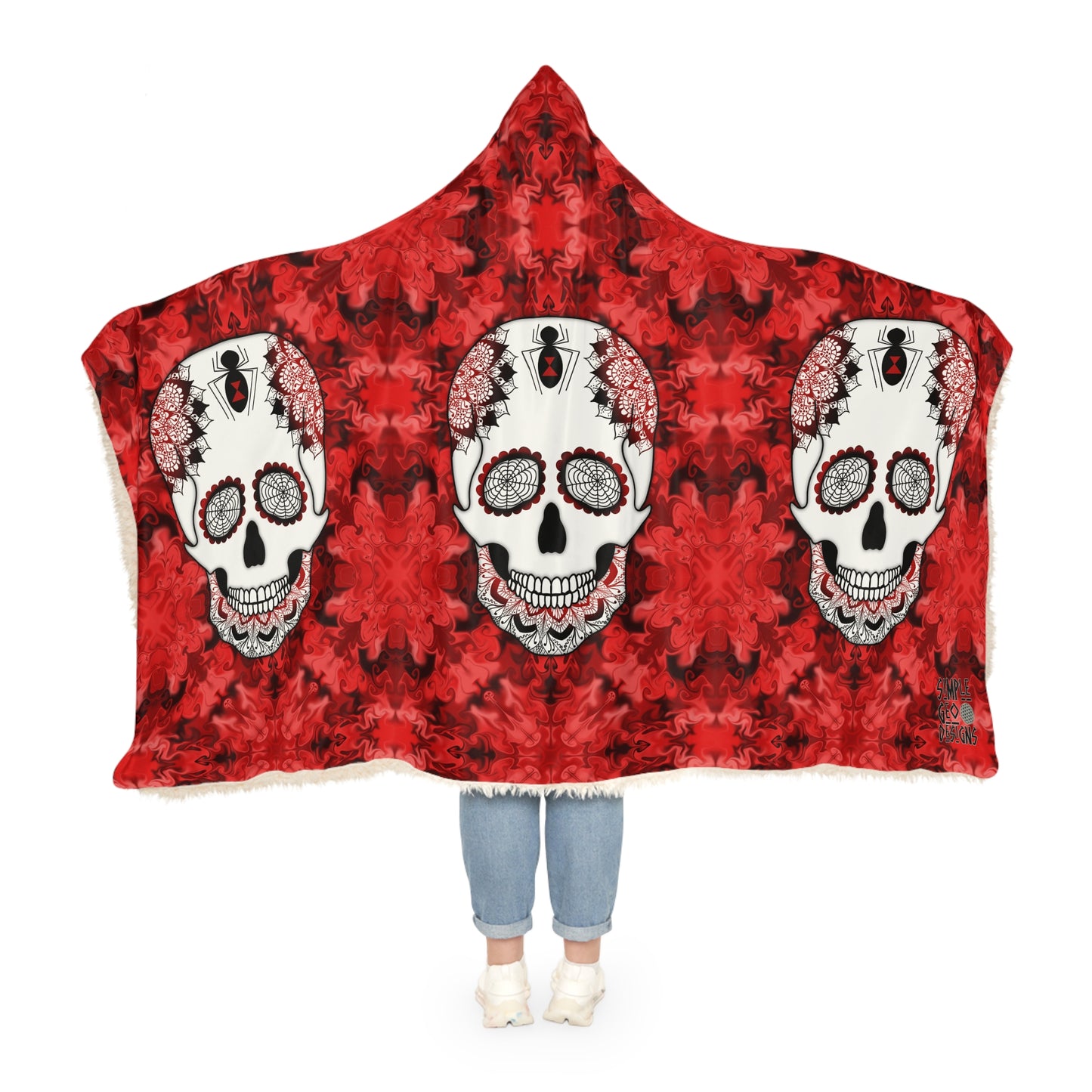 Triple Skull Snuggle Blanket