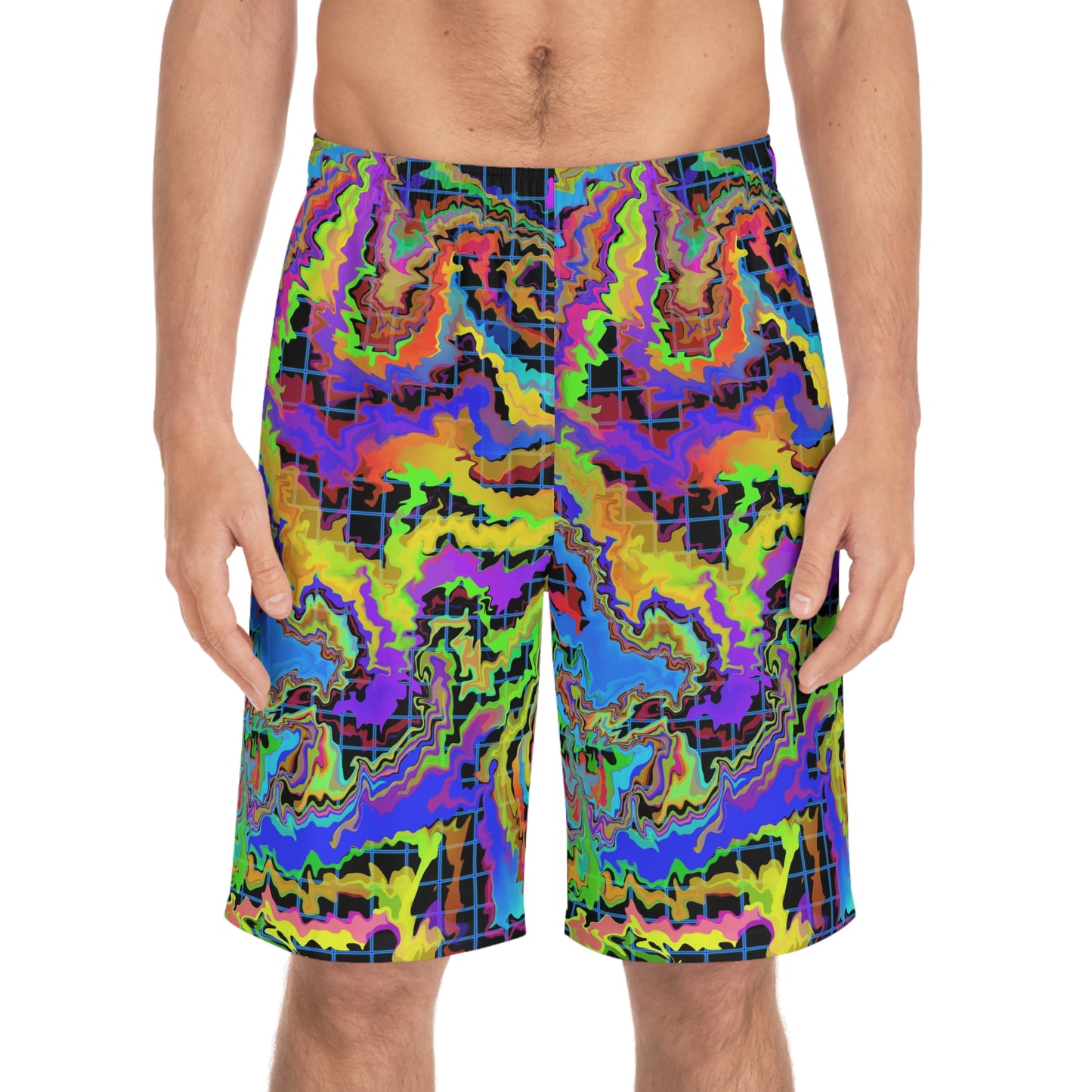 Dark Rainbow Board Shorts