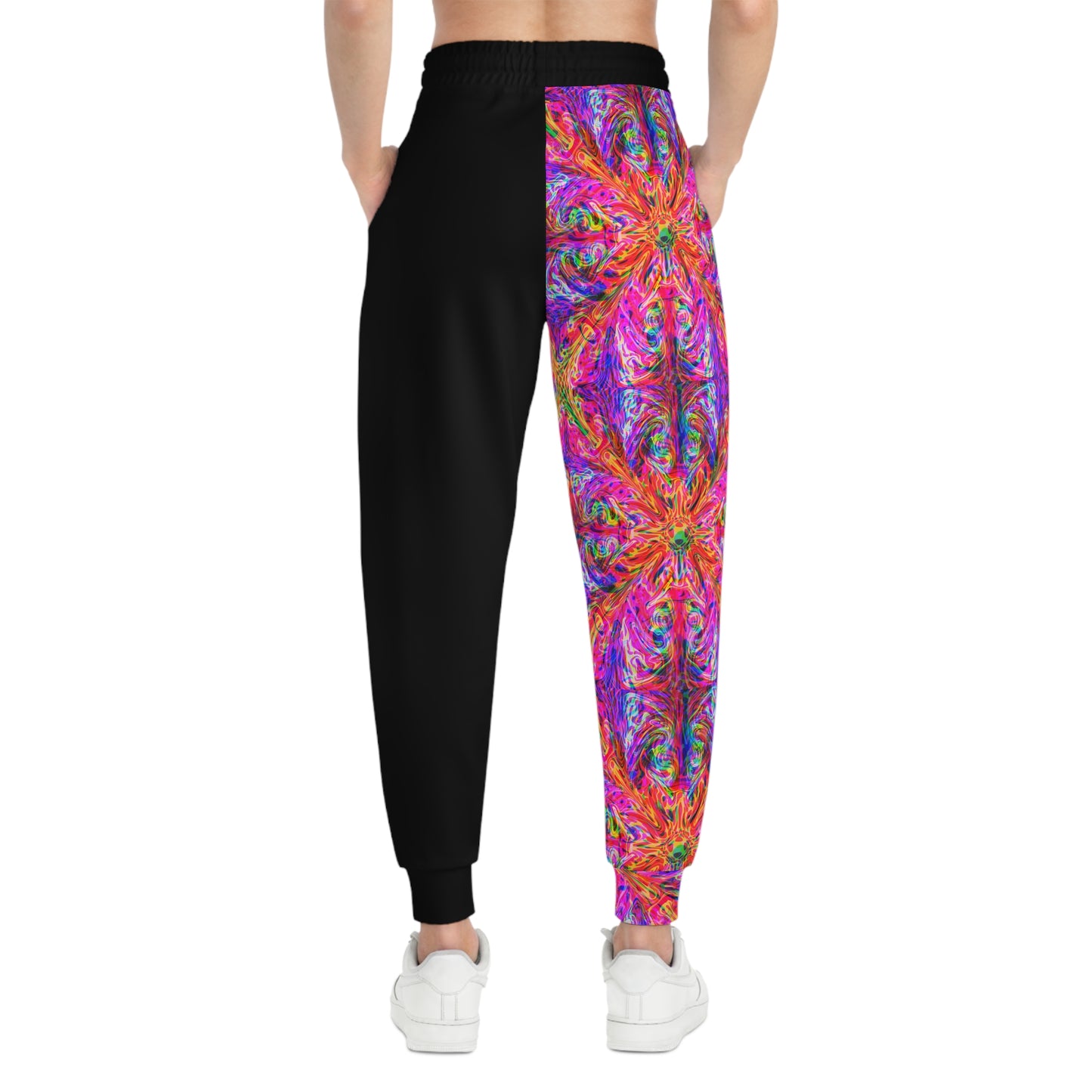 Psychedelic Split Leg Athletic Joggers