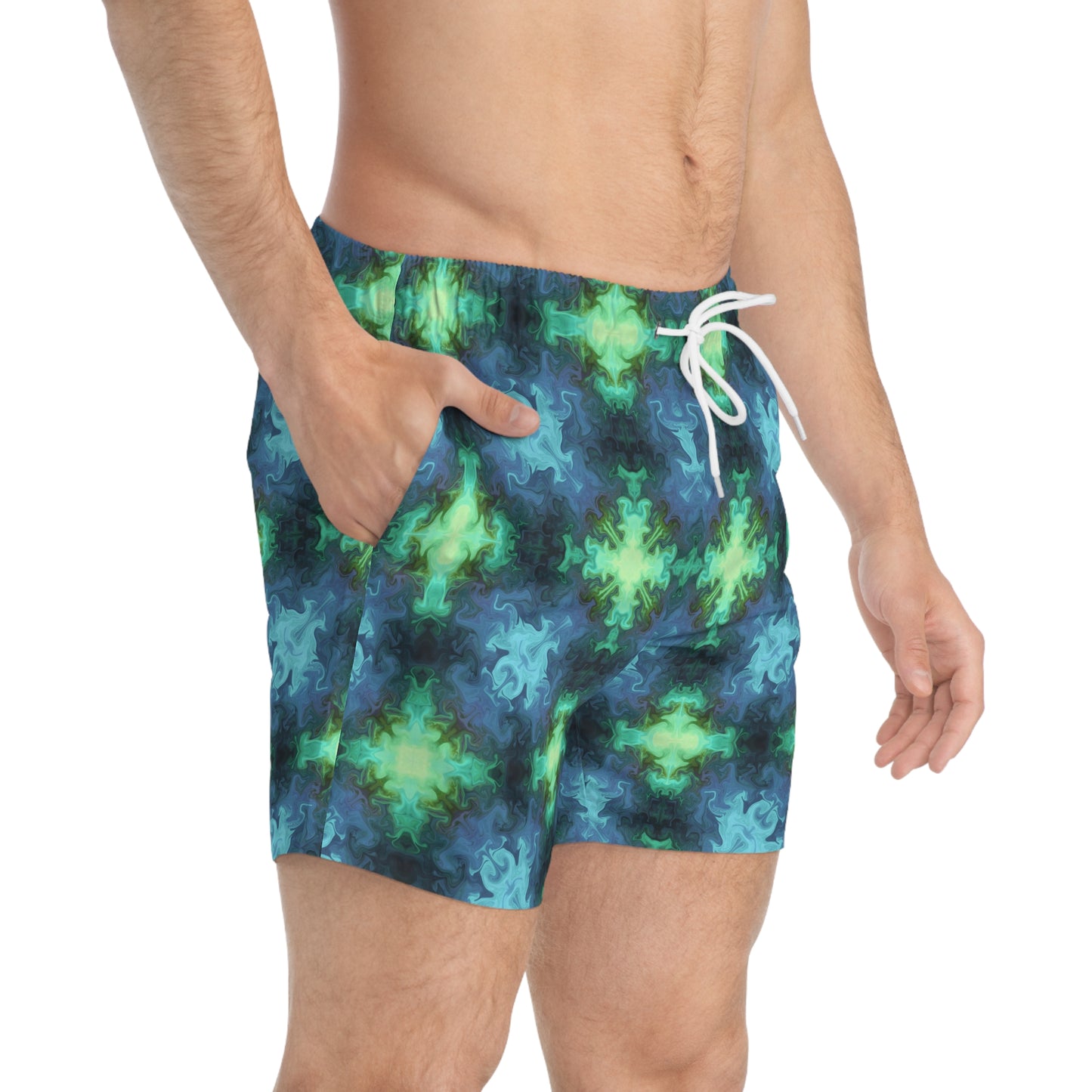 Dark Cool Swim Trunks