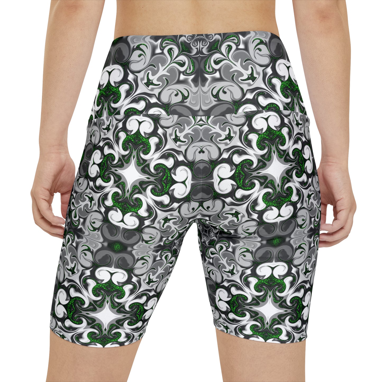 Hint of Green Workout Shorts