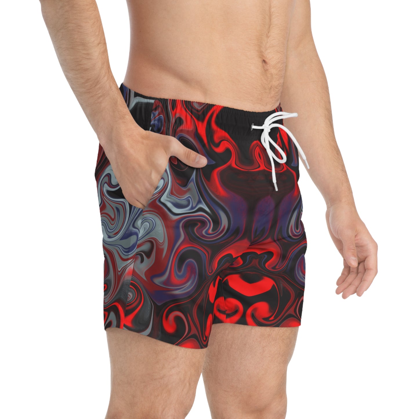 Psychedelic Inferno Swim Trunks