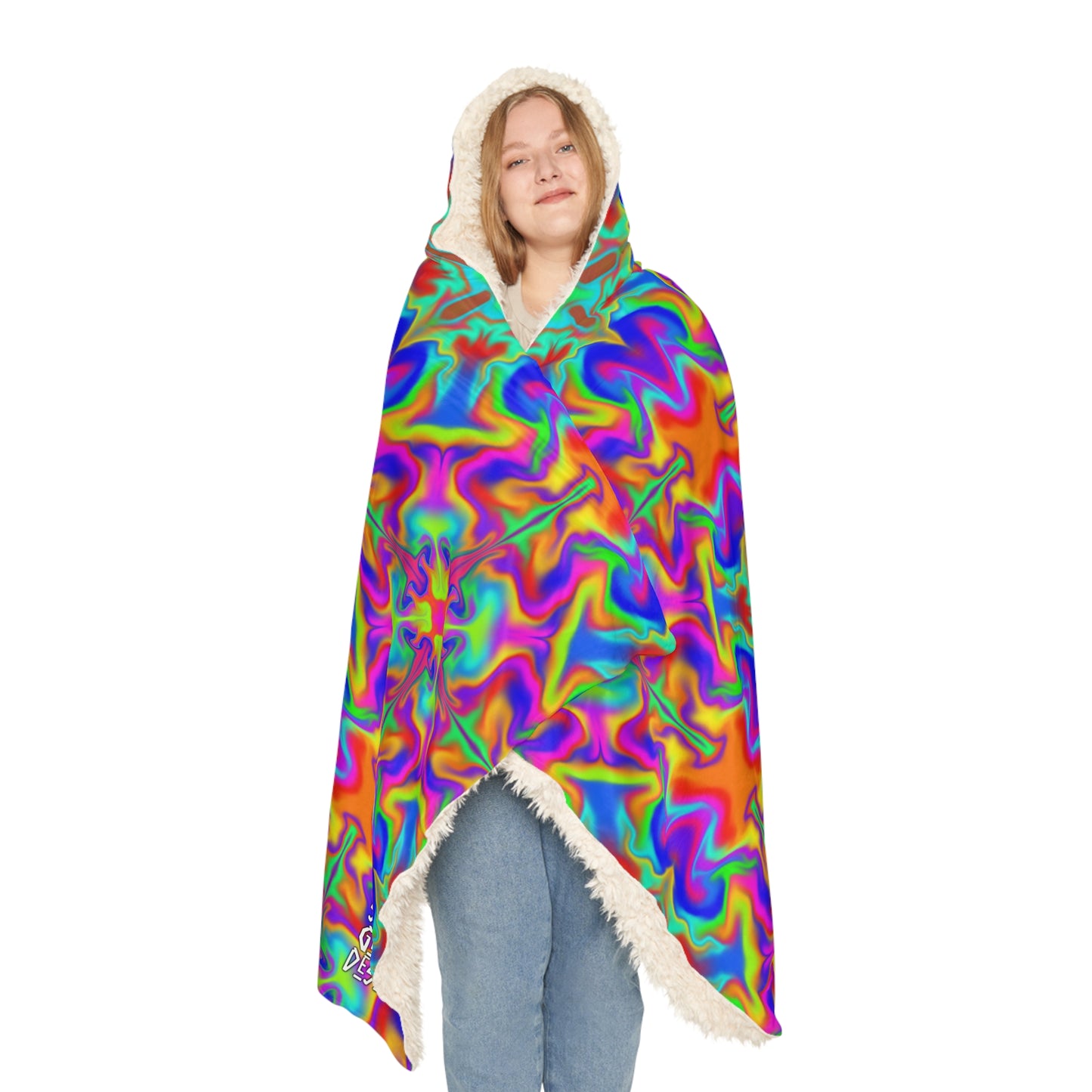 Acid Wave Snuggle Blanket