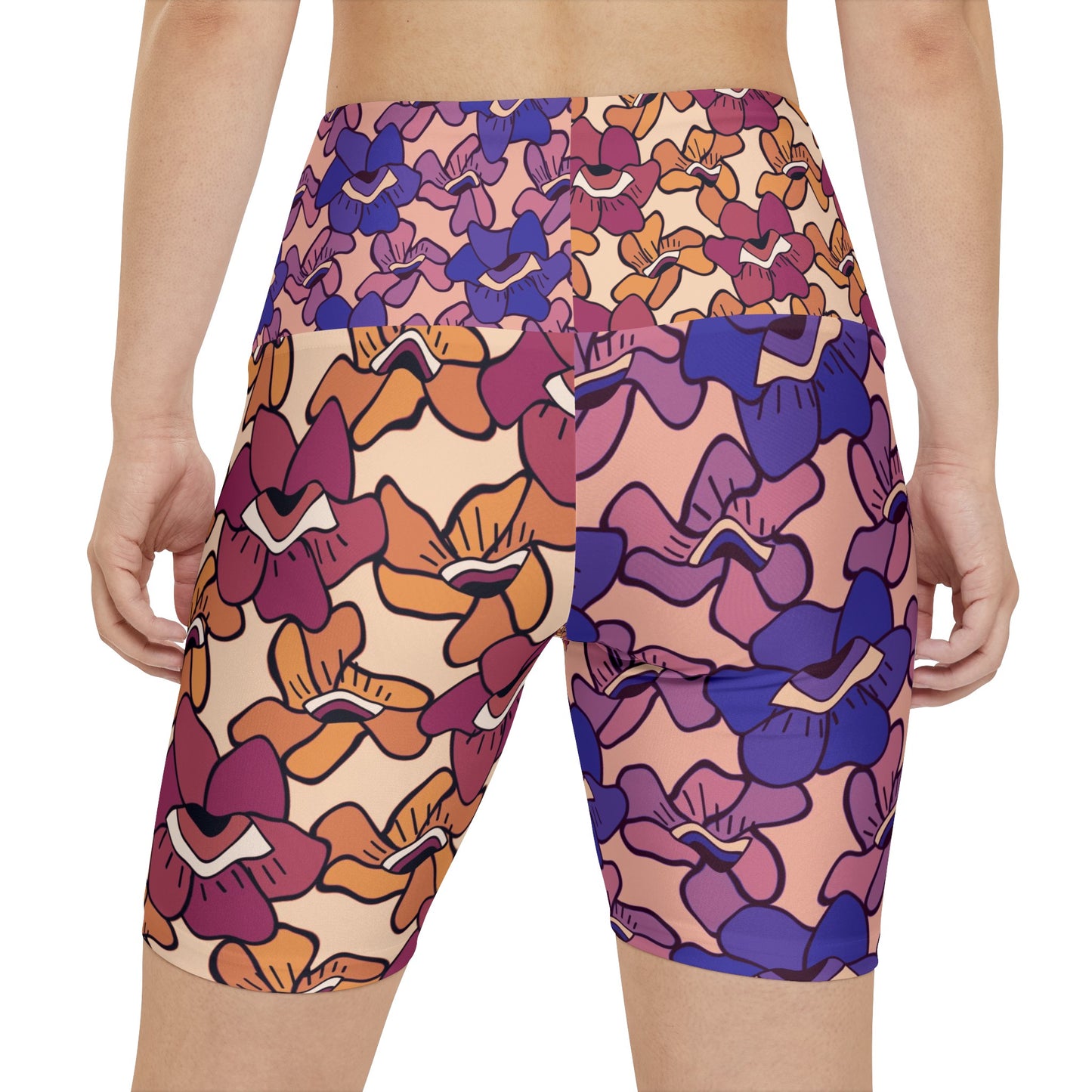 Drippy Flower Workout Shorts