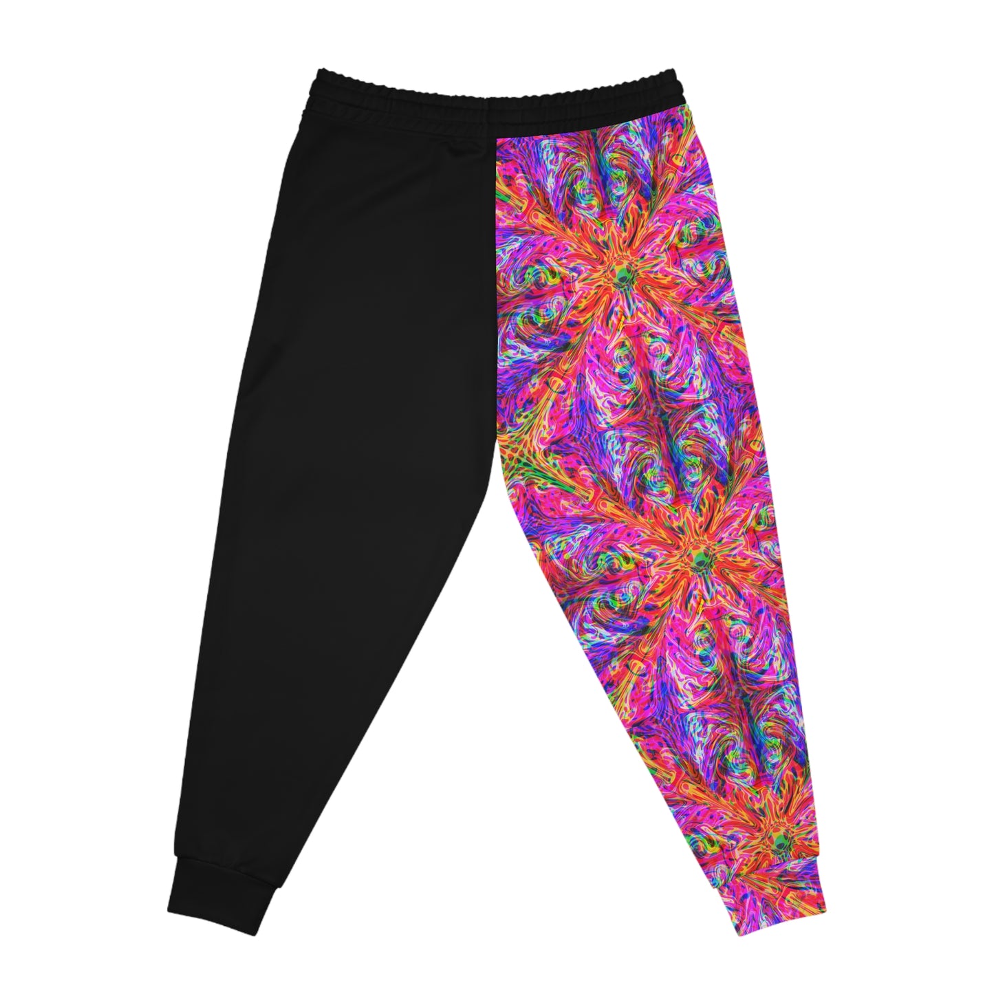 Psychedelic Split Leg Athletic Joggers