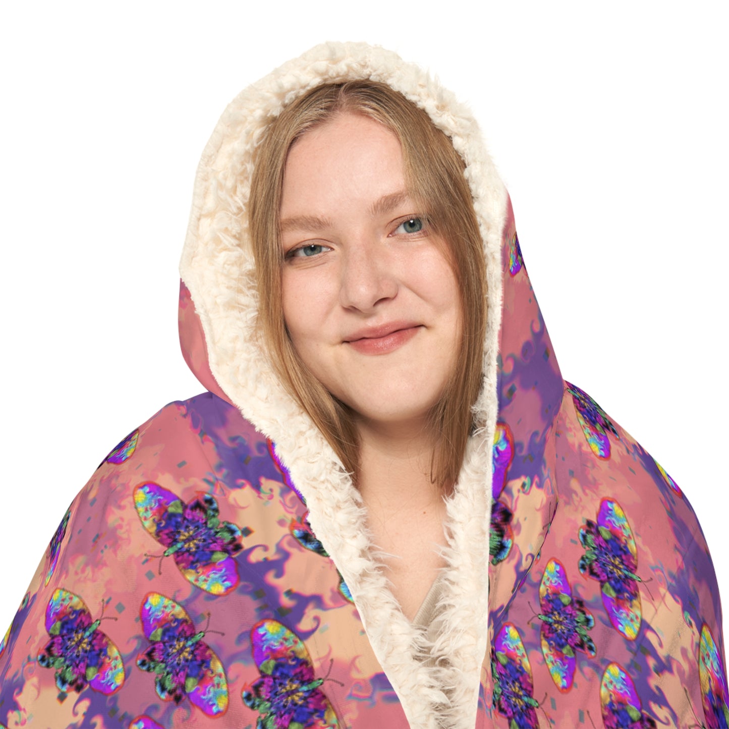 Neon Flutter Snuggle Blanket
