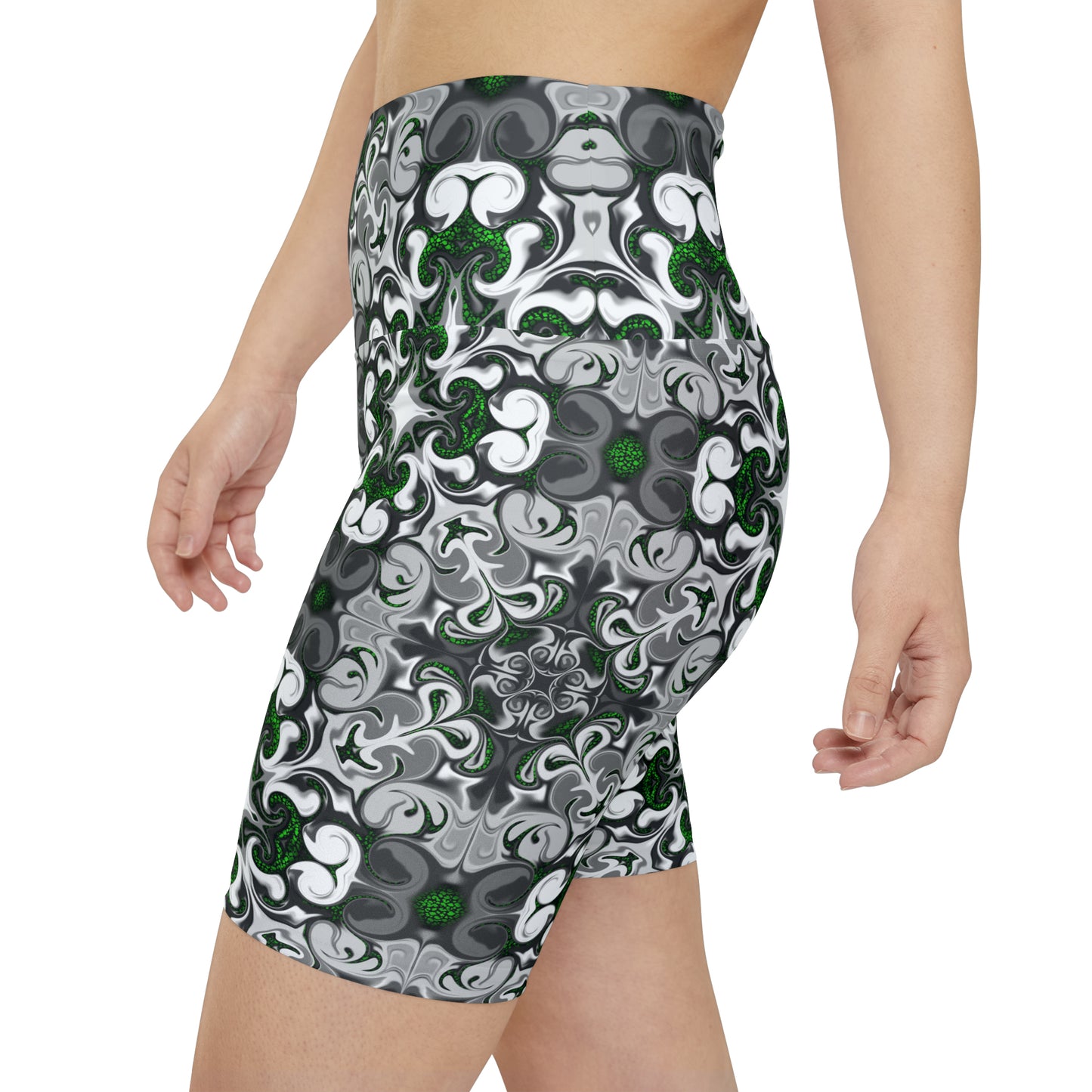 Hint of Green Workout Shorts