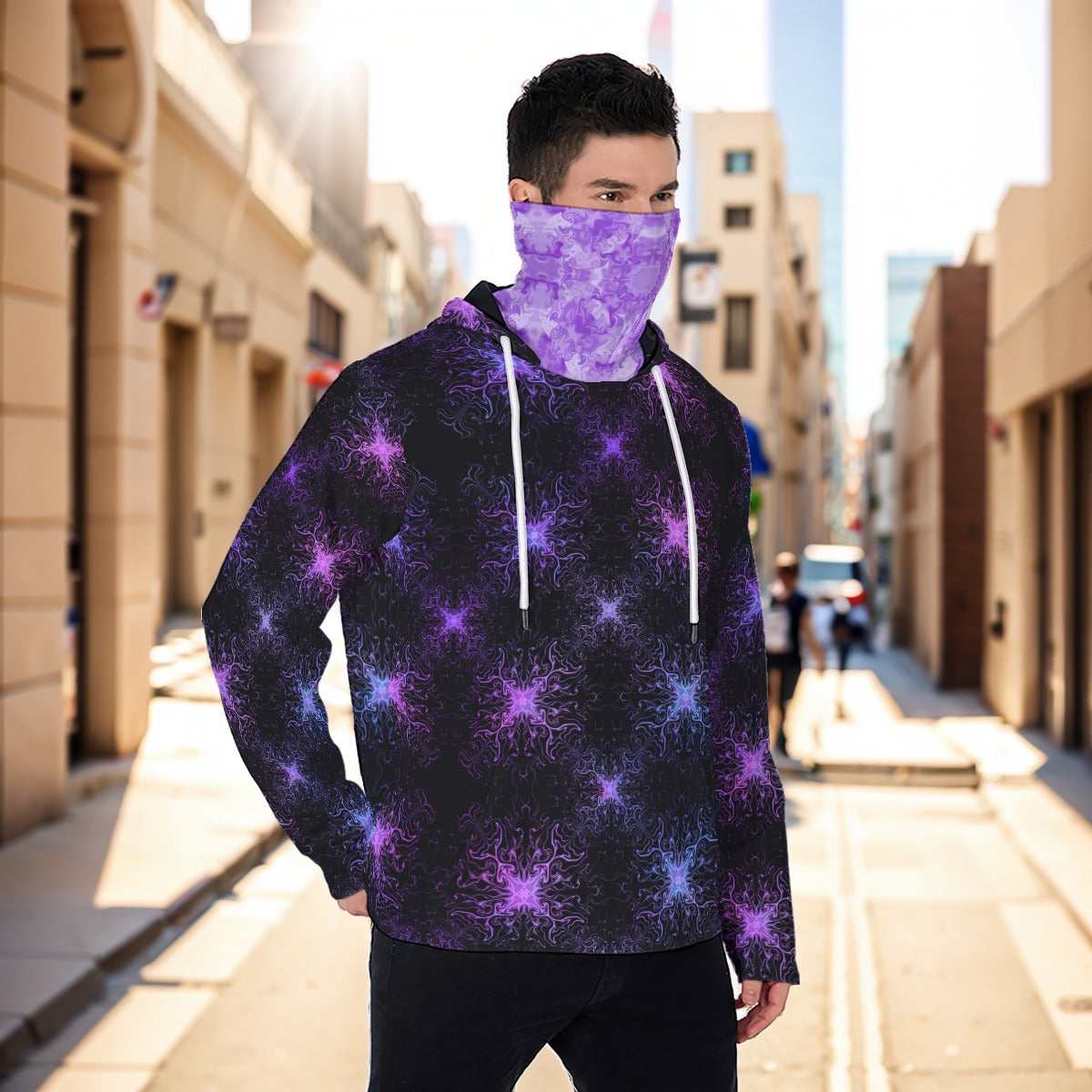 Cosmic Burst Masked Hoodie