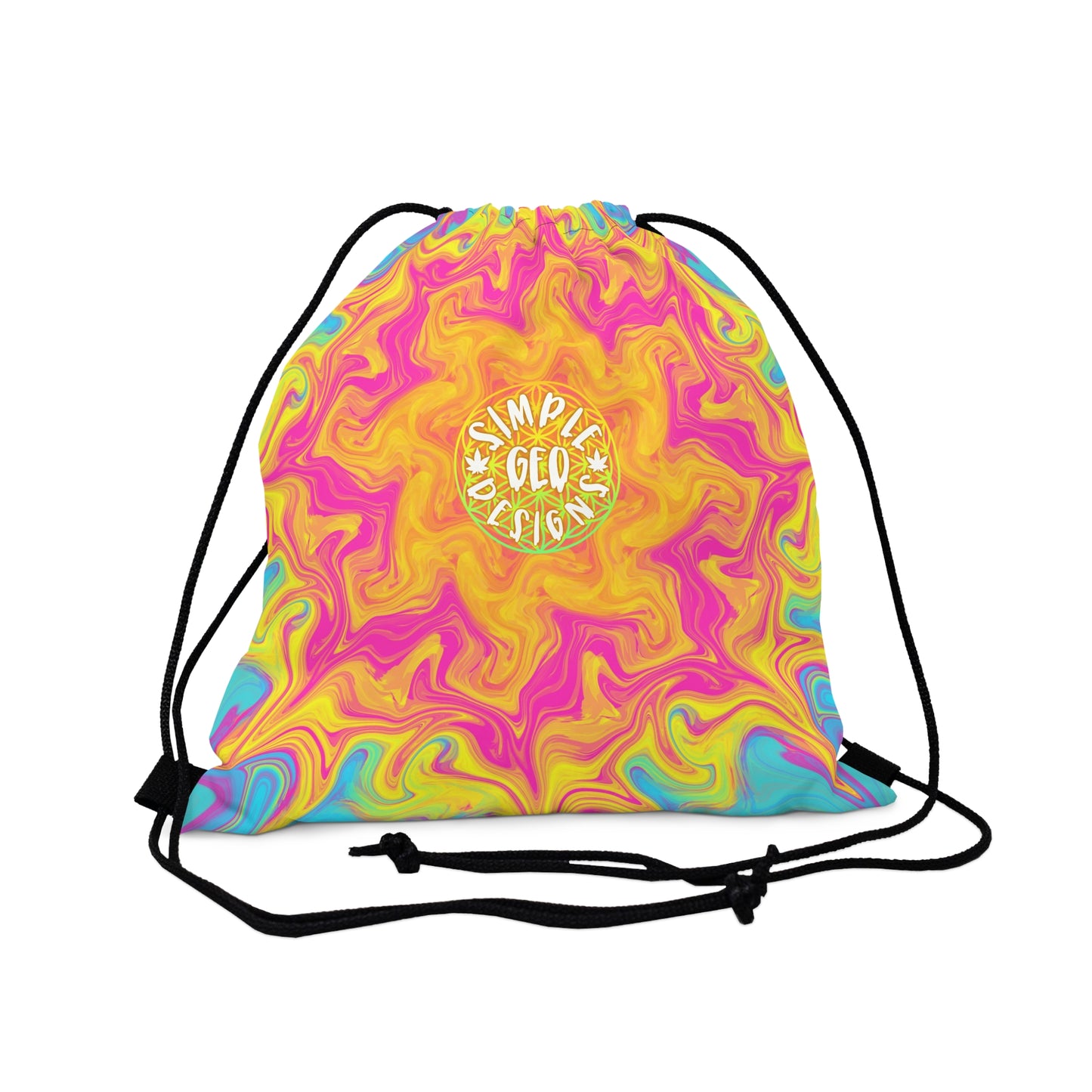 Sun Burst Drawstring Bag