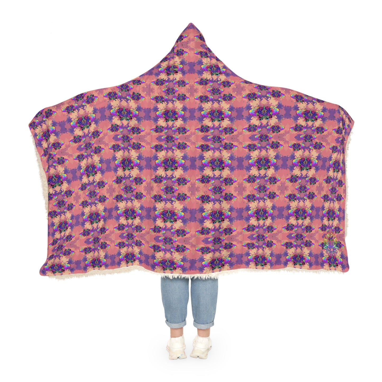 Neon Flutter Snuggle Blanket