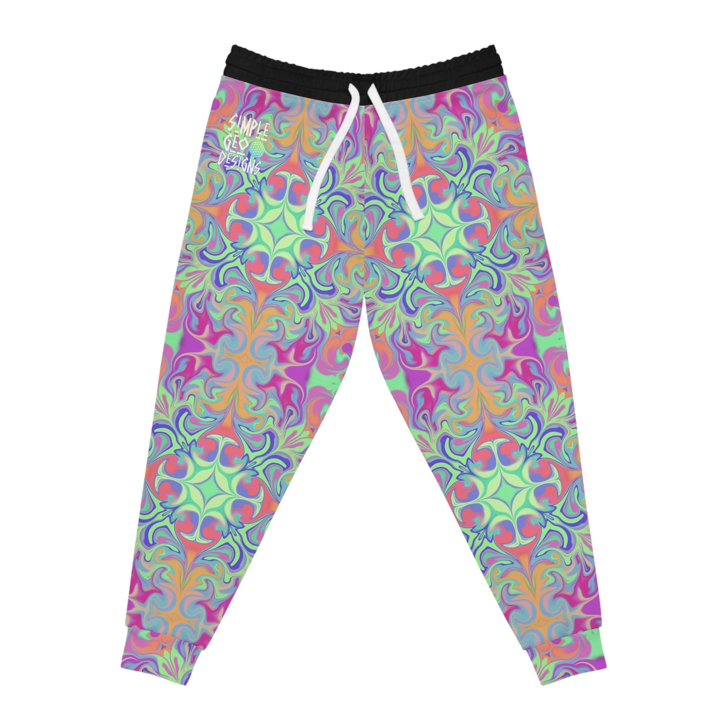 Pastel Burst Athletic Joggers