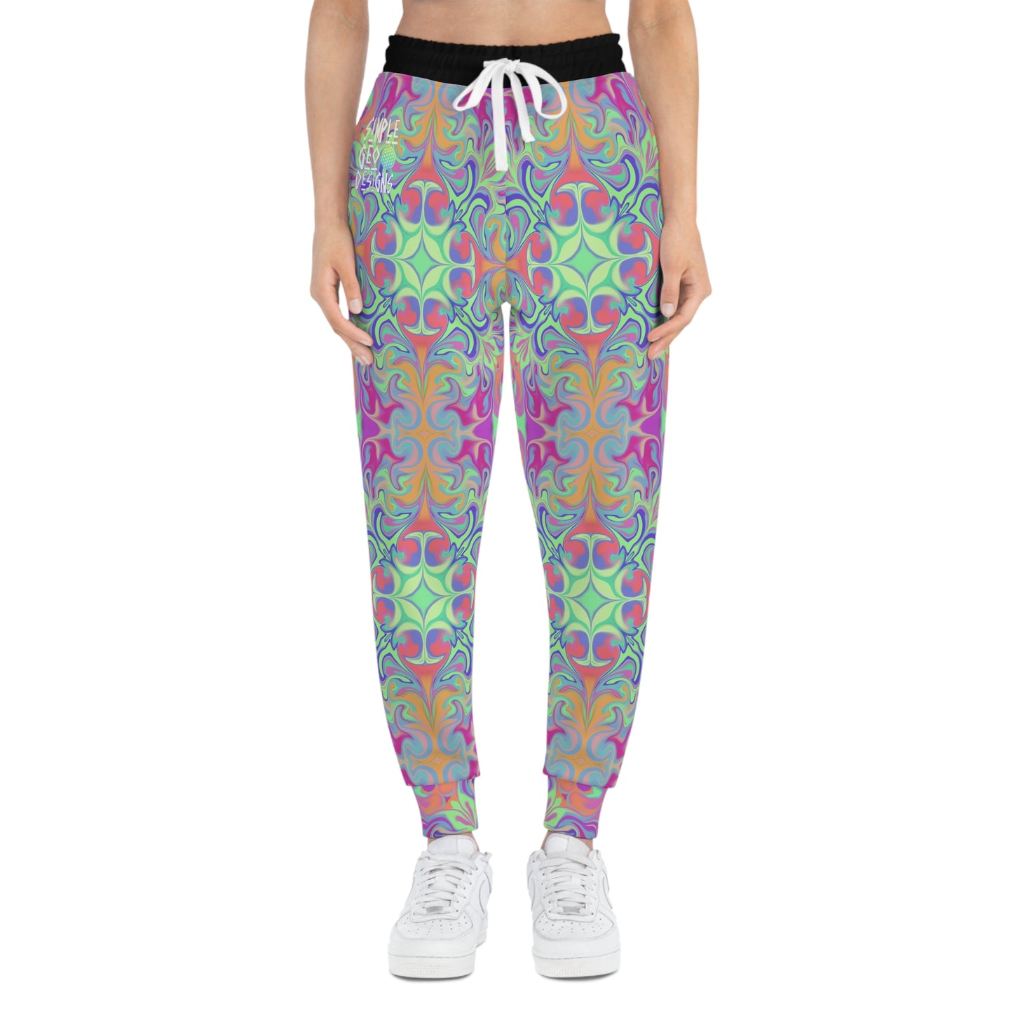 Pastel Burst Athletic Joggers