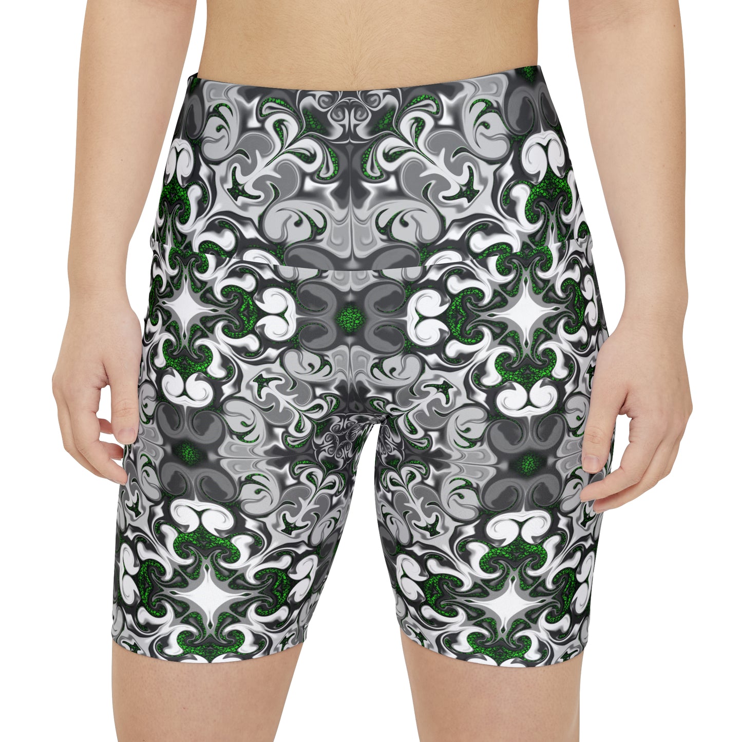 Hint of Green Workout Shorts