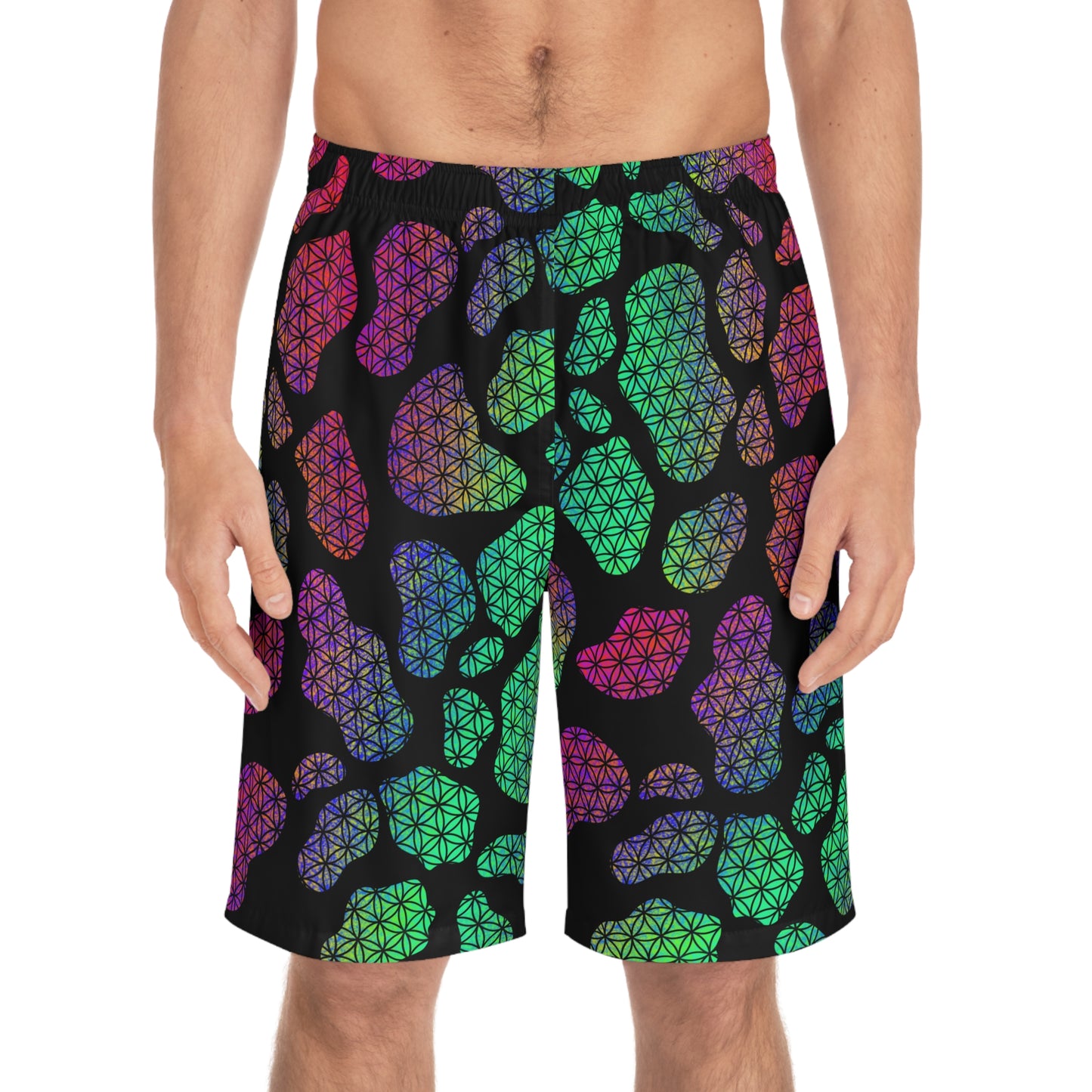 Cosmic Cow Board Shorts