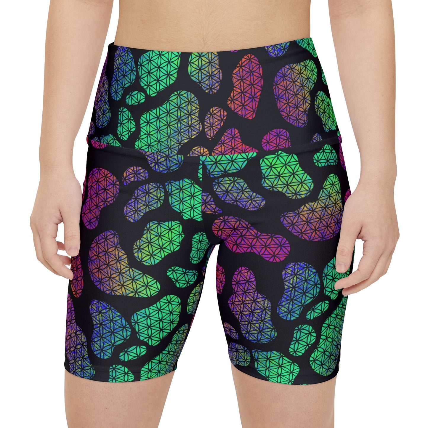 Cosmic Cow Workout Shorts
