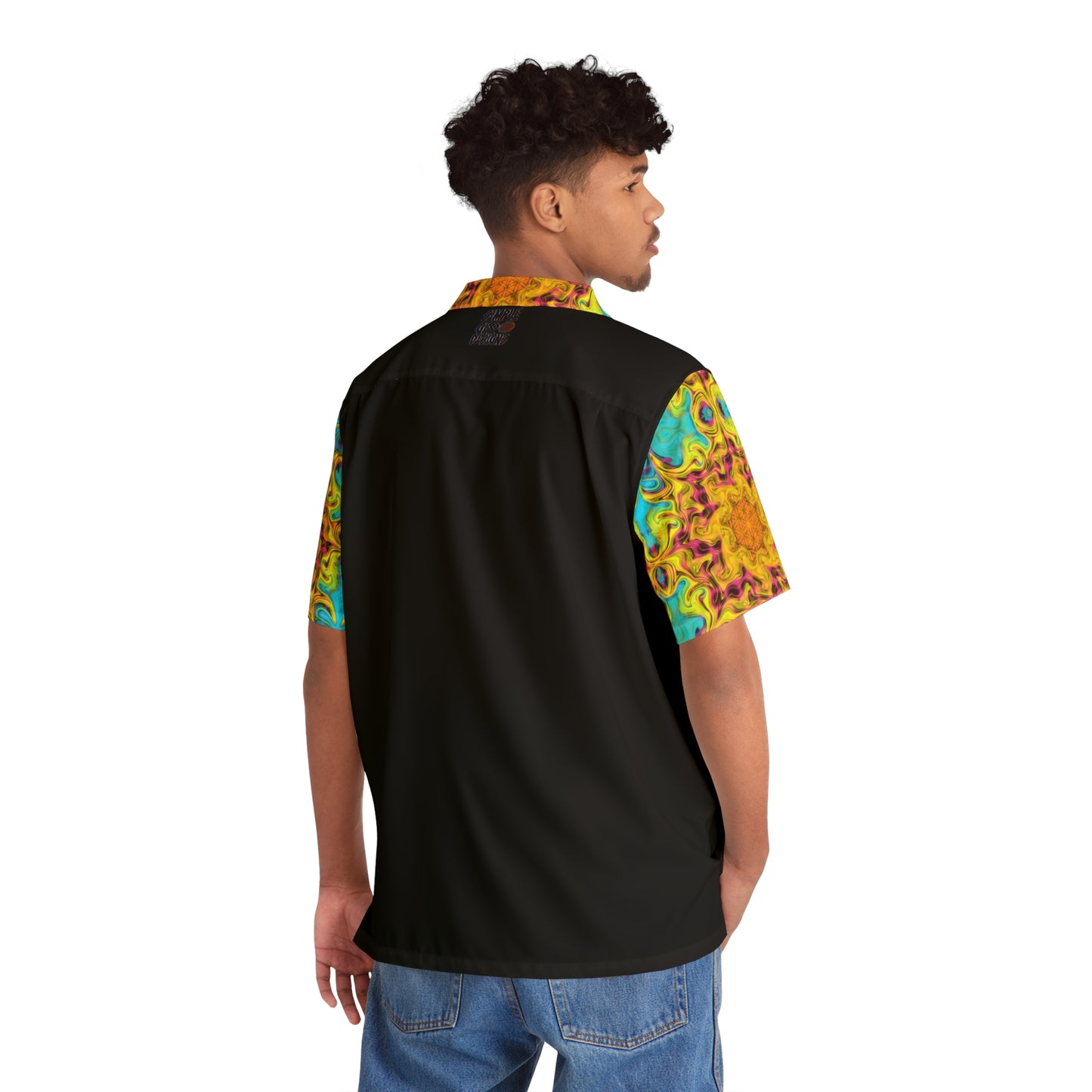 Dark Sunny Hawaiian Shirt