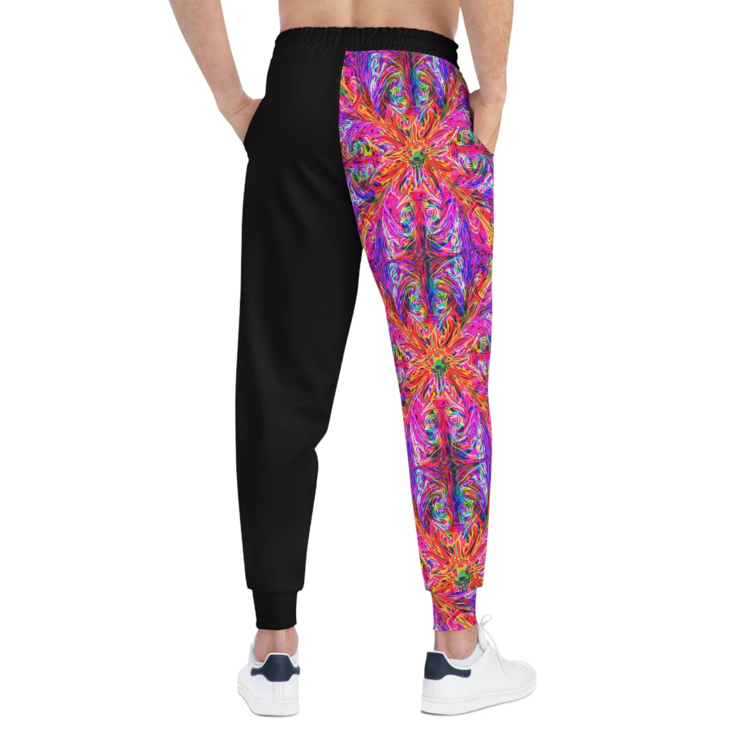 Psychedelic Split Leg Athletic Joggers