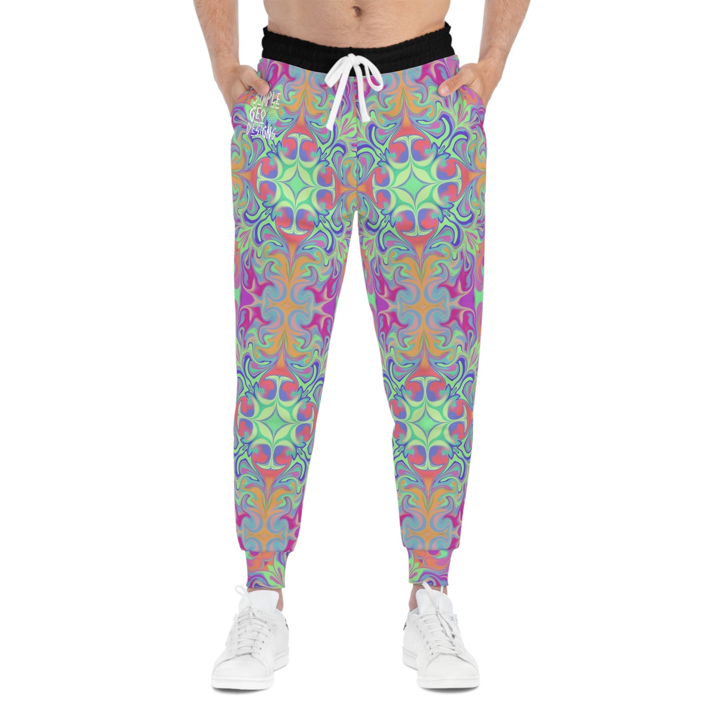 Pastel Burst Athletic Joggers