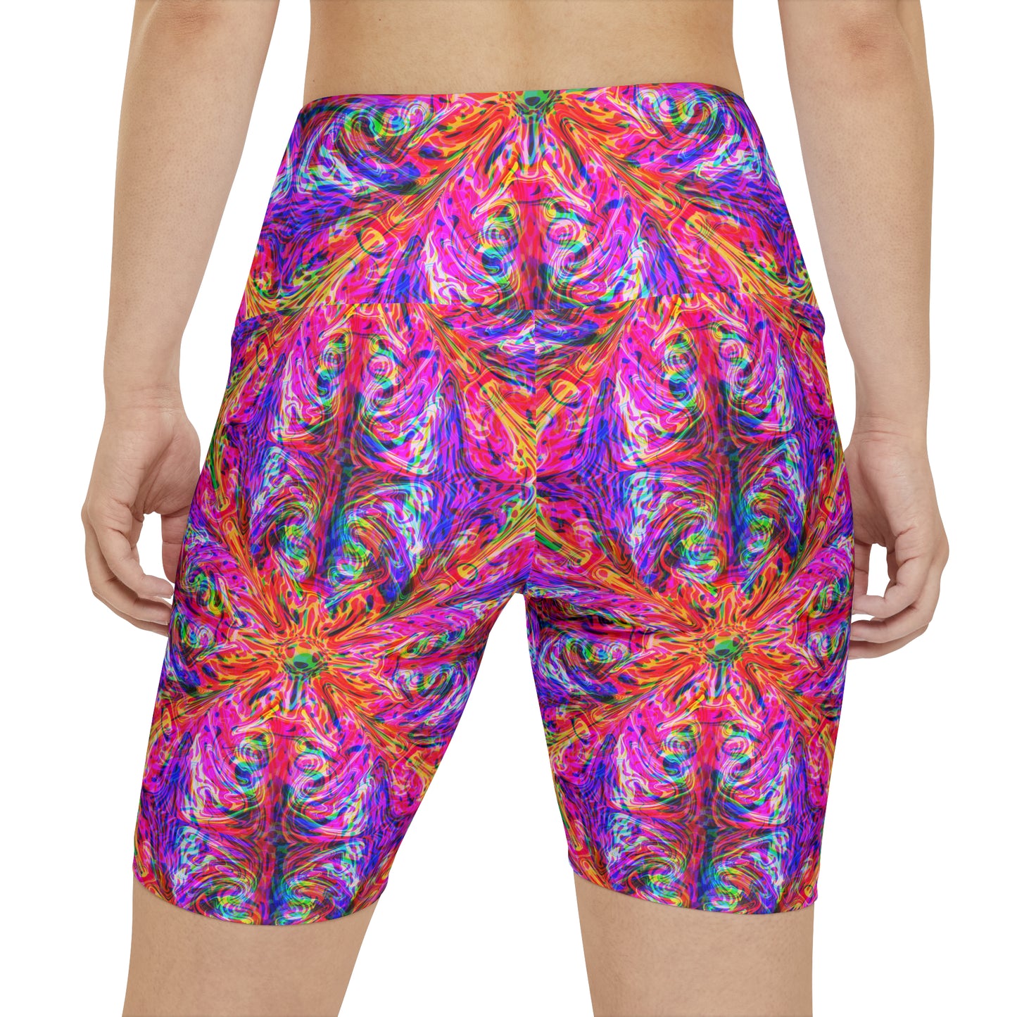 Psychedelic Workout Shorts