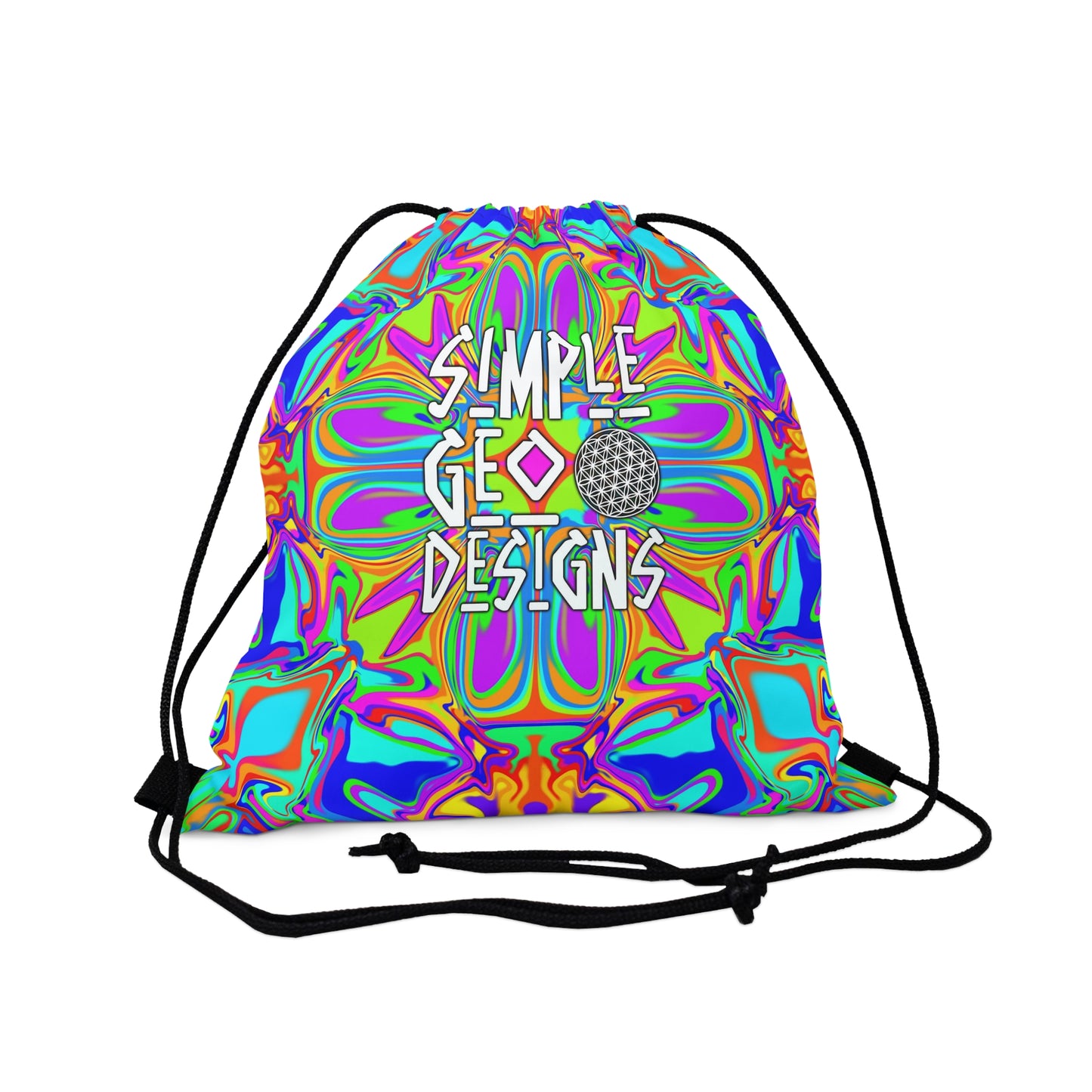 Kaleidoscope Drawstring Bag