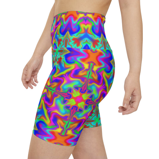 Acid Wave Workout Shorts