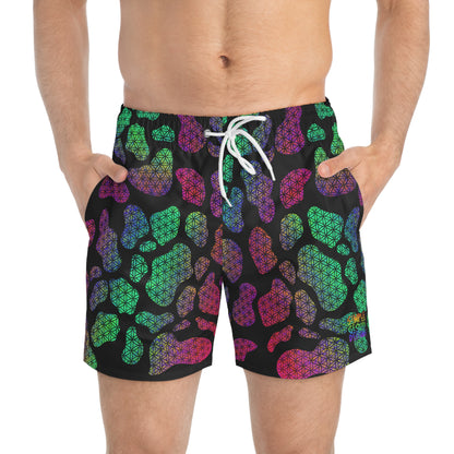 Cosmic Cow Swim Trunks