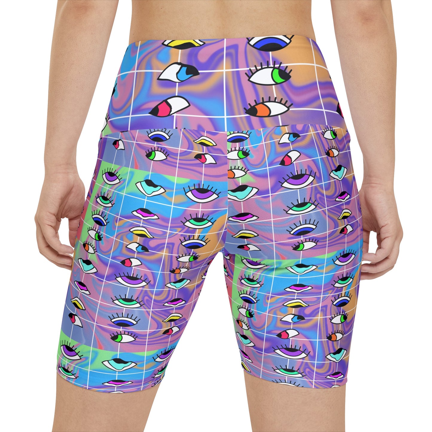 Eye See You Workout Shorts