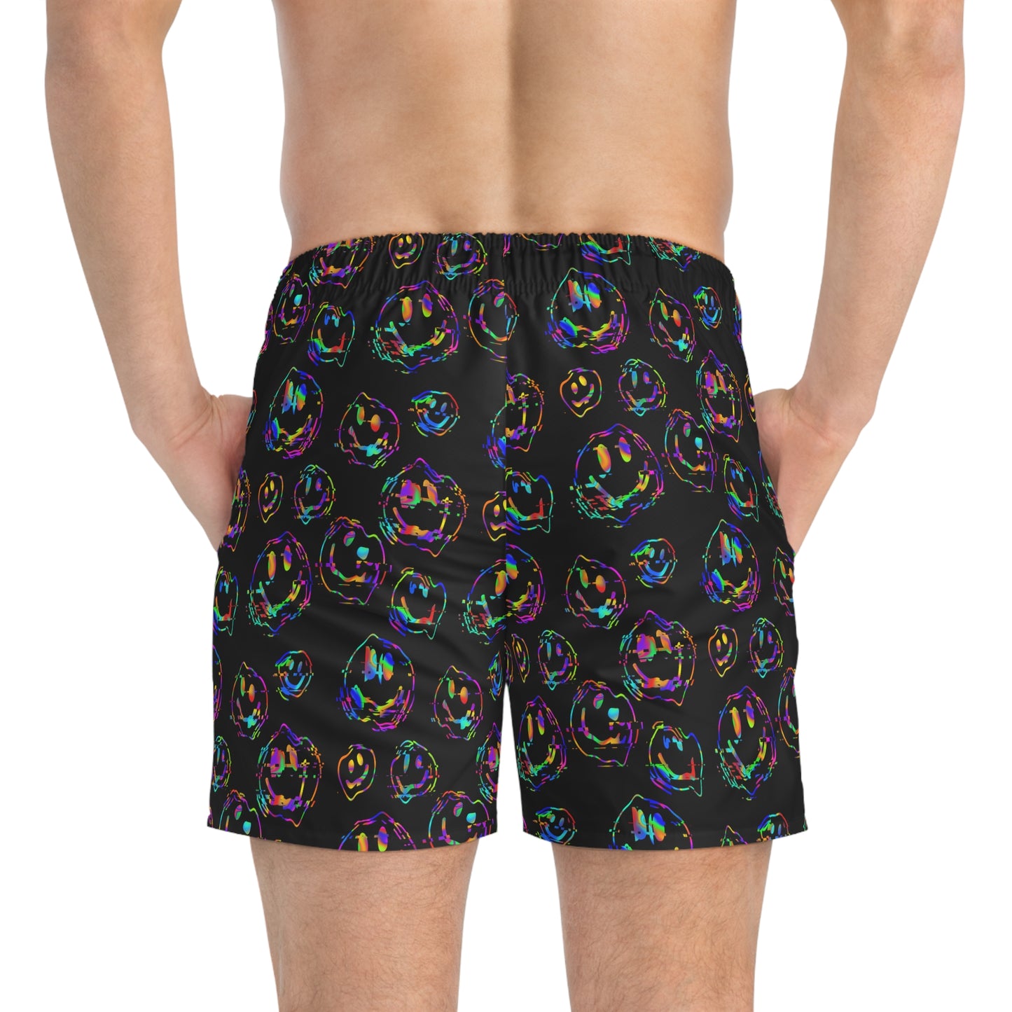 Just Keep Smiling Swim Trunks