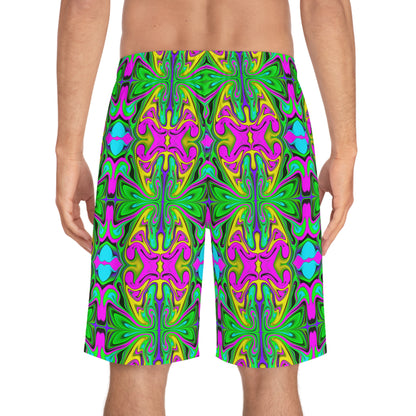 Psychedelic Garden Board Shorts
