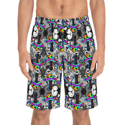 Rainbow Mushi Board Shorts