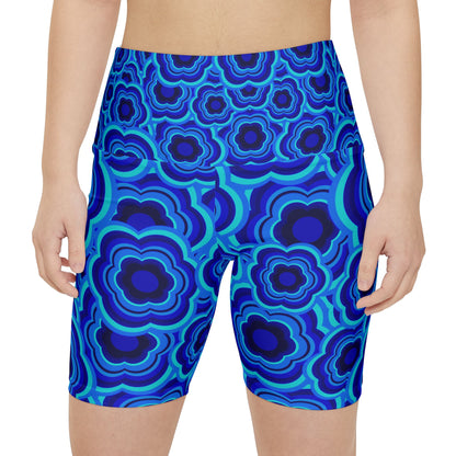 Blue Period Flower Power Workout Shorts