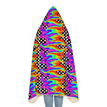 Rainbow Glitch Snuggle Blanket