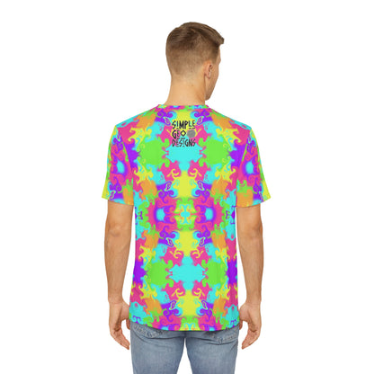 Neon Bloom Soft Polyester Tee