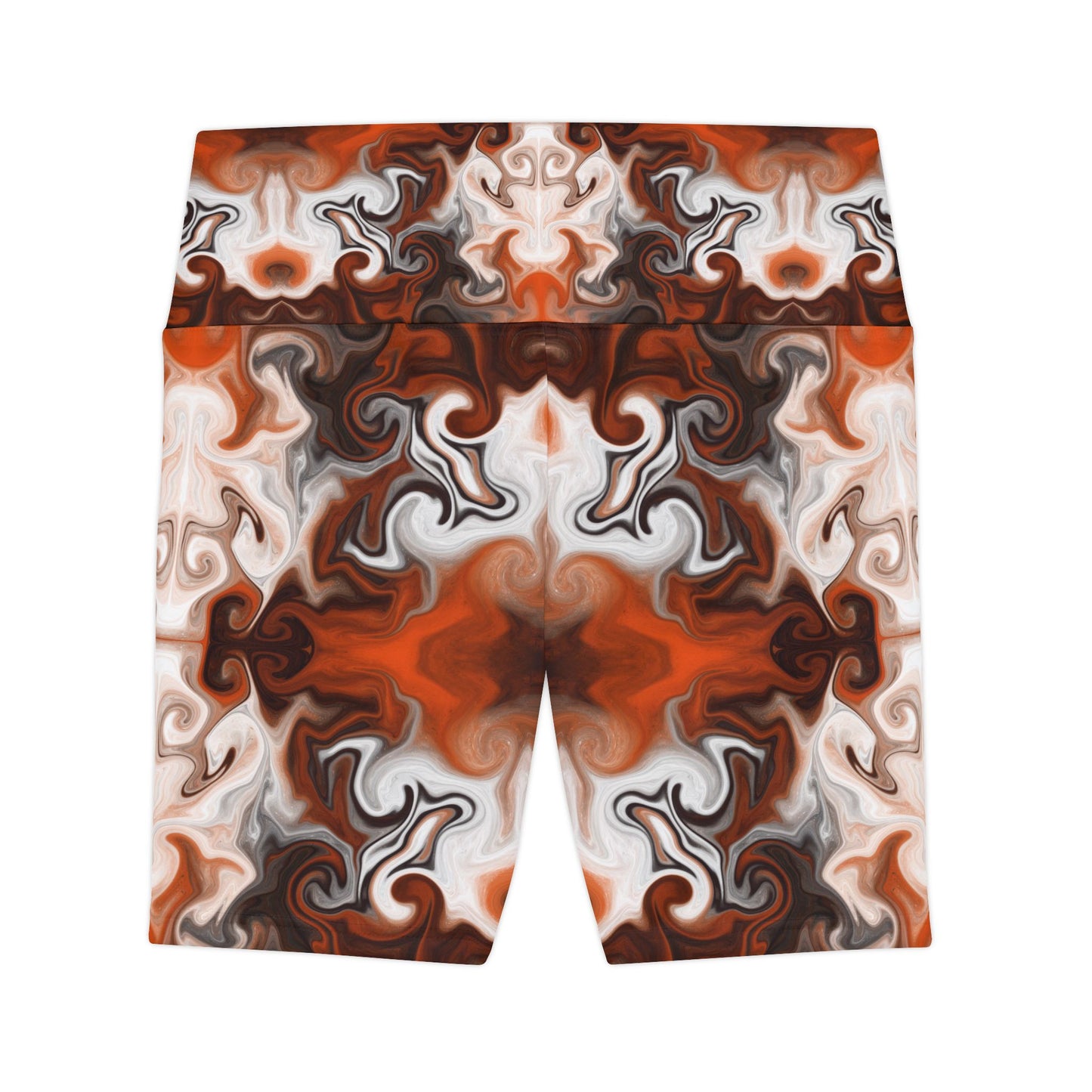 Autumn Swirl Workout Shorts