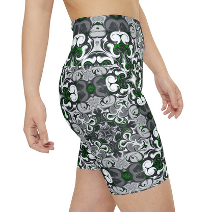 Hint of Green Workout Shorts
