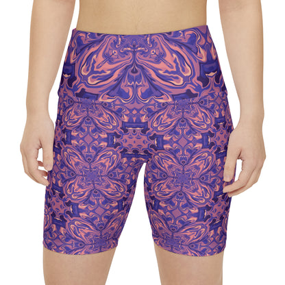 Purple Workout Shorts