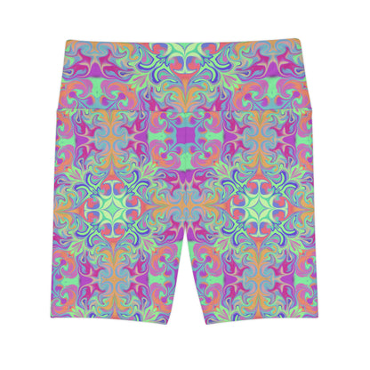 Pastel Burst Workout Shorts