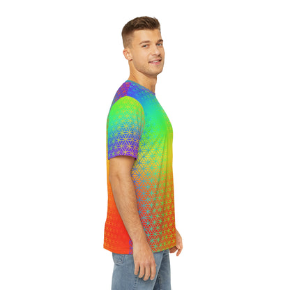 Rainbow Flower of Life Tee