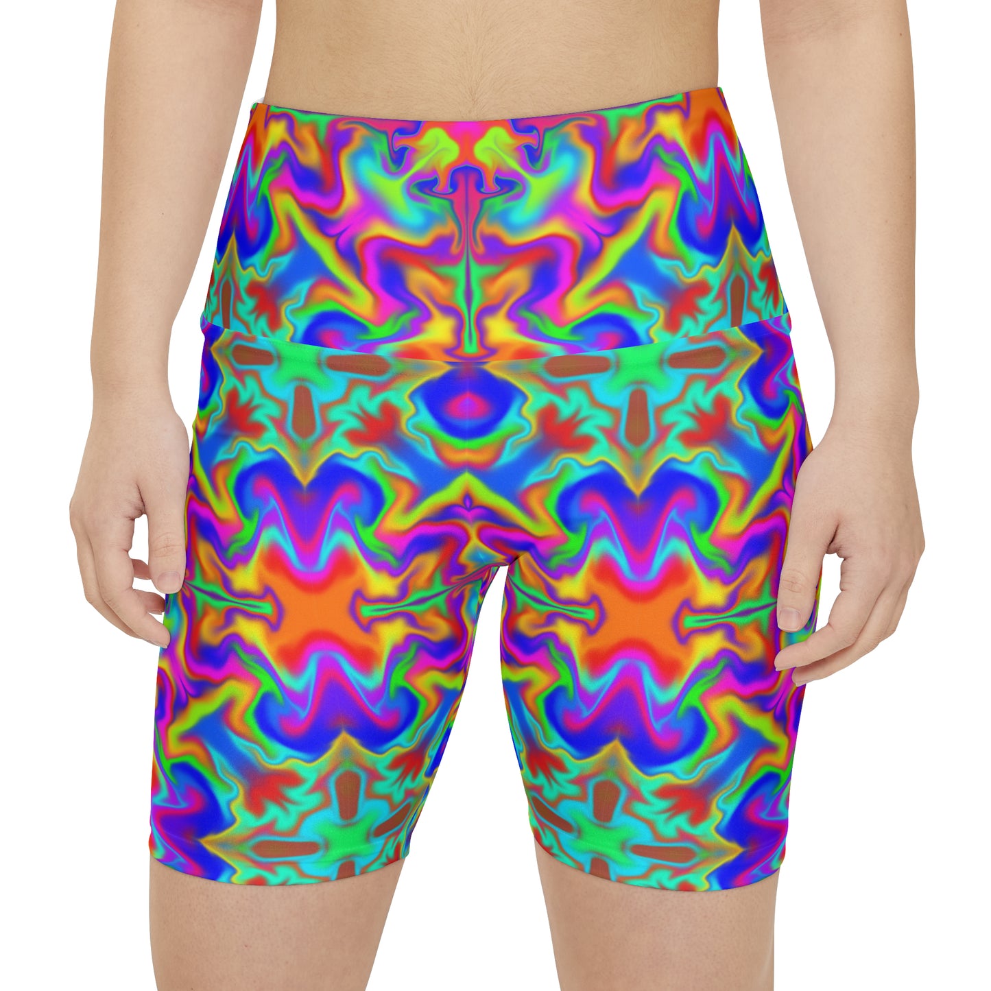 Acid Wave Workout Shorts