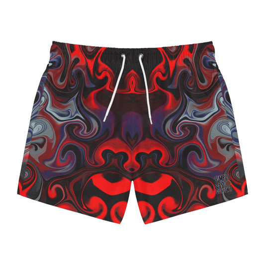 Psychedelic Inferno Swim Trunks