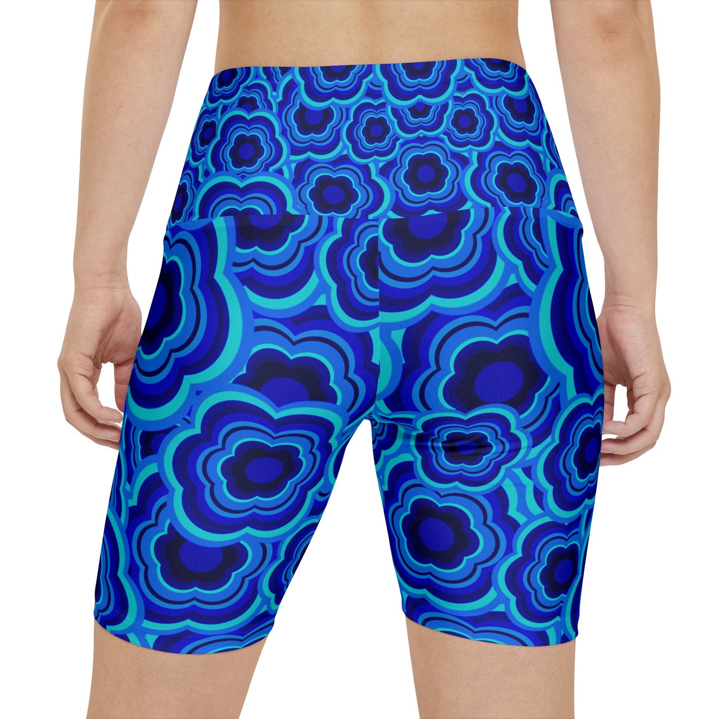 Blue Period Flower Power Workout Shorts