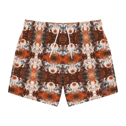 Autumn Swirl Swim Trunks