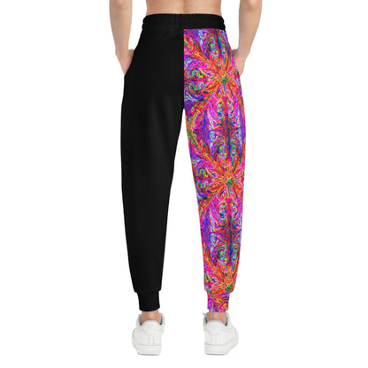 Psychedelic Split Leg Athletic Joggers