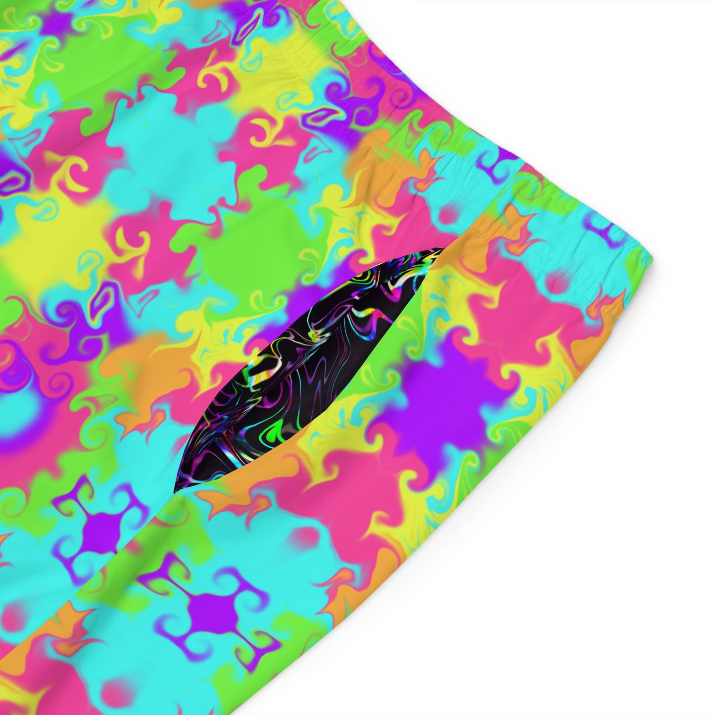 Neon Bloom Board Shorts