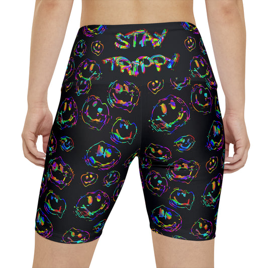 Trippy Smiles Workout Shorts